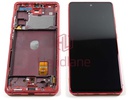[GH82-31329E] Samsung SM-G780 Galaxy S20 FE 4G LCD Display / Screen + Touch - Cloud Red