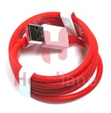 [1091100040] OnePlus 6T USB Cable Type-C 1m - Red