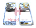 [GH98-47823C] Samsung SM-A236 Middle Cover / Chassis - Blue