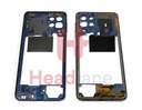 [GH98-47481A] Samsung SM-M536 Galaxy M53 5G Middle Cover / Chassis - Blue