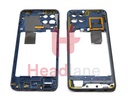 [GH98-47410A] Samsung SM-M336 Galaxy M33 5G Middle Cover / Chassis - Blue