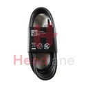 [GH39-02142A] Samsung SM-S901 S906 S908 Galaxy S22 / S22+ / Plus / S22 Ultra EP-DN980BBE USB-C Cable 1m - Black