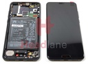 [02351WQE] Huawei P20 Pro LCD Display / Screen + Touch + Battery Assembly - Black