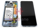 [GH82-18841C] Samsung SM-G973 Galaxy S10 LCD Display / Screen + Touch + Battery - Prism Blue