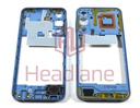 [GH82-33219D] Samsung SM-A256 Galaxy A25 5G Middle Cover / Chassis - Blue