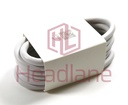 [450100001S4S] Xiaomi 13 Pro / 13 Ultra / 13T / 13T Pro / Poco F5 / Poco M6 Pro / Poco X6 Pro 5G / Redmi Note 13 Pro / Poco F9 Ultra  / F9 Pro USB A to C Cable - White