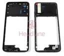 [5S58C23735] Motorola XT2363 Moto G34 5G Middle Cover / Chassis / Frame - Black