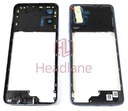 [5S58C23736] Motorola XT2363 Moto G34 5G Middle Cover / Chassis / Frame - Blue