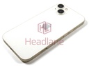 [IP13BH-SL-A] iPhone 13 Back / Battery Cover + Small Parts - Starlight (Pulled - Grade A)
