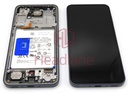 [GH82-34223A] Samsung SM-A356 Galaxy A35 5G LCD Display / Screen + Touch + Frame + Battery - Black (Awesome Navy)