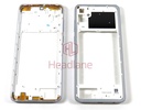 [GH81-24219A] Samsung SM-A055 Galaxy A05 Middle Cover / Chassis - Silver