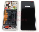[02354NAH] Huawei P30 Pro LCD Display / Screen + Touch + HB486486ECW Battery - Silver (B Grade)