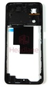 [4130244] Oppo CPH2387 A57 4G Middle Cover / Chassis + NFC Antenna - Black