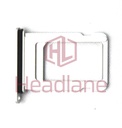 [923-02010] Apple iPhone 8 SIM Card Tray - Silver (Original / Service Stock)