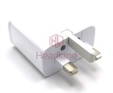 [GH44-02437A] Samsung EP-TA12UWE 5V 2A 10W Charger Head - White (UK 3 Pin)
