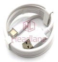 [2180601] Oppo DL136 USB-A to USB-C Cable 1m - White