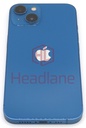 [IP13BH-BL-C] iPhone 13 Back / Battery Cover + Small Parts - Blue (Pulled - Grade C)