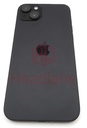 [IP15PBH-BK-A] iPhone 15 Plus Back / Battery Cover + Small Parts - Black (Pulled - Grade A)