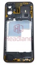 [GH98-49305A] Samsung SM-M356 Galaxy M35 5G Middle Cover / Chassis - Dark Blue