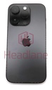 [IP14PHG-B-B] iPhone 14 Pro Back / Battery Cover + Small Parts - Black (Pulled - Grade B)