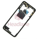 [1610110000577A] Xiaomi Redmi 12 5G Middle Cover / Chassis - Black