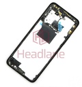 [1610110000577B] Xiaomi Redmi 12 5G Middle Cover / Chassis - Black