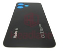 [1610111001203B] Xiaomi Redmi 12 5G Back / Battery Cover - Black