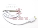 [GH39-02174A] Samsung SM-R530 SM-R630 Galaxy Buds3 / Buds3 Pro EP-DR630BBE USB-C to USC-C Charging Cable - White