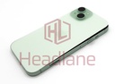 [IP15BH-GR-A] iPhone 15 Back / Battery Cover + Small Parts - Green (Pulled - Grade A)