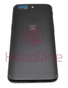 [621032000202] OnePlus 5T Back / Battery Cover - Black