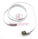 [GH39-02091A] Samsung USB-A to USB-C EP-DG780BWE Cable 2.8mm 1metre - White