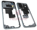 [4130049] Oppo CPH2375 A76 Middle Cover / Chassis - Blue