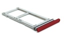 [GH98-43759H] Samsung SM-G970 Galaxy S10E SIM / Memory Card Tray (Hybrid / Dual SIM) - Cardinal Red