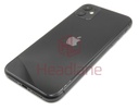 [IP11BH-BK-C] Apple iPhone 11 Back / Battery Cover + Small Parts - Black (Pulled - Grade C)