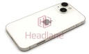 [IP13MNBH-SL-B] Apple iPhone 13 Mini Back / Battery Cover + Small Parts - Starlight (Pulled - Grade B)