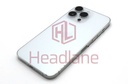 [IP14PMBH-SL-A] iPhone 14 Pro Max Back / Battery Cover + Small Parts - Silver (Pulled - Grade A)