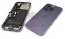 [IP14PRBH-PR-A] iPhone 14 Pro Back / Battery Cover + Small Parts - Purple (Pulled - Grade A)