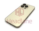 [IP14PHG-GL-B] iPhone 14 Pro Back / Battery Cover + Small Parts - Gold (Pulled - Grade B)