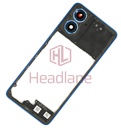 [5S58C23908] Motorola XT2421-3 XT2421-4 XT2421-5 Moto G04 Middle Cover / Chassis - Satin Blue