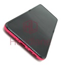 [5D68C25123] Motorola XT2451 Razr 50 Ultra Inner / Main LCD Display / Screen + Touch - Hot Pink