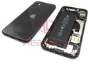 [IP11BH-BK-NC-B] Apple iPhone 11 Back / Battery Cover + Small Parts - Black (Pulled - Grade B) (No Camera)
