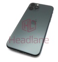 [IP11PRBH-GR-NC-A] Apple iPhone 11 Pro Back / Battery Cover + Small Parts - Green (Pulled - Grade A) (No Camera)