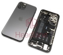 [IP11PRBH-SG-NC-B] Apple iPhone 11 Pro Back / Battery Cover + Small Parts - Space Grey (Pulled - Grade B) (No Camera)