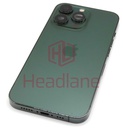 [IP13PRBH-AG-NC-B] iPhone 13 Pro Back / Battery Cover + Small Parts - Green (Pulled - Grade B) (No Camera)