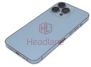 [IP13PRBH-BL-NC-C] iPhone 13 Pro Back / Battery Cover + Small Parts - Blue (Pulled - Grade C) (No Camera)