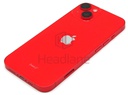 [IP14BH-RD-NC-A] iPhone 14 Back / Battery Cover + Small Parts - Red (Pulled - Grade A) (No Camera)