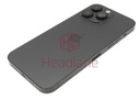 [IP14PMBH-SB-NC-B] iPhone 14 Pro Max Back / Battery Cover + Small Parts - Black (Pulled - Grade B) (No Camera)