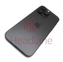[IP14PMBH-SB-NC-C] iPhone 14 Pro Max Back / Battery Cover + Small Parts - Black (Pulled - Grade C) (No Camera)
