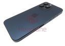 [IP15PMBH-BL-NC-C] Apple iPhone 15 Pro Max Back / Battery Cover + Small Parts - Blue Titanium (Pulled - Grade C) (No Camera)