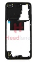 [55020000J69T] Xiaomi Redmi Note 11 / 11S Middle Cover / Chassis - Black